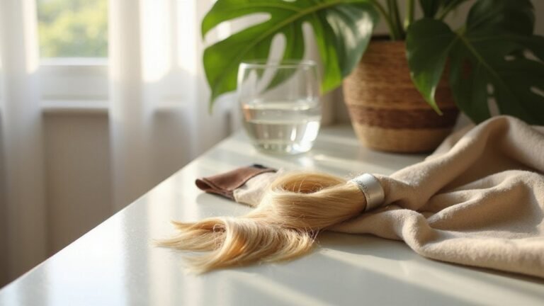 applying adhesive tape extensions