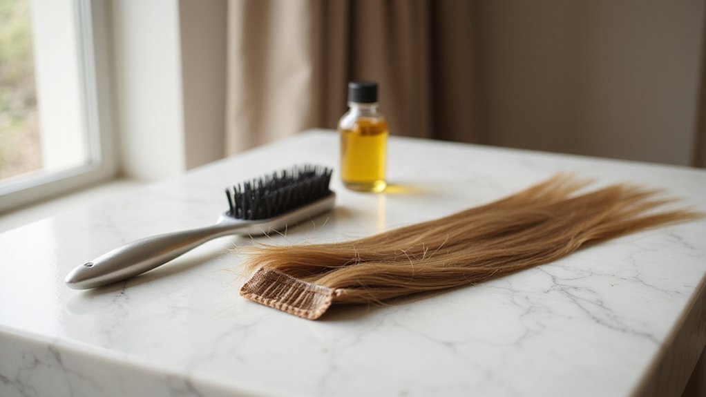 applying tape in extensions