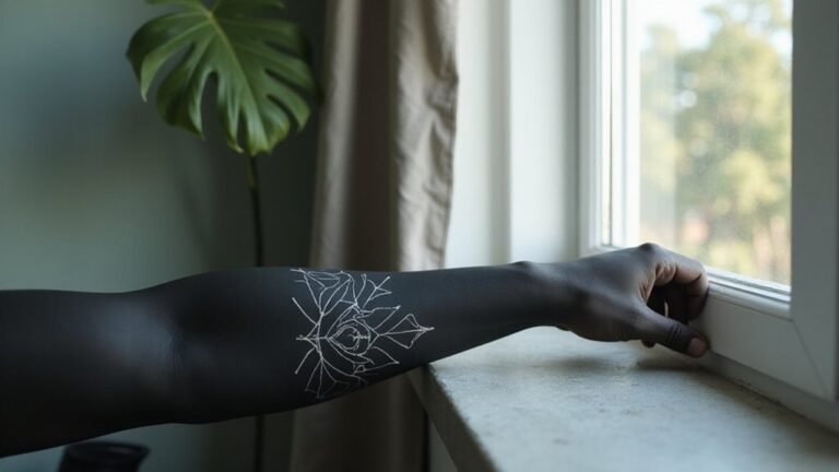 bold white ink tattoos