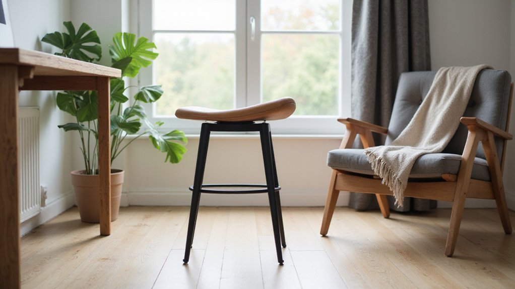 comfortable backrest stools