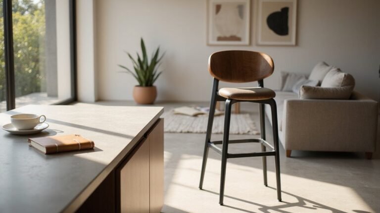 comfortable backrest stools