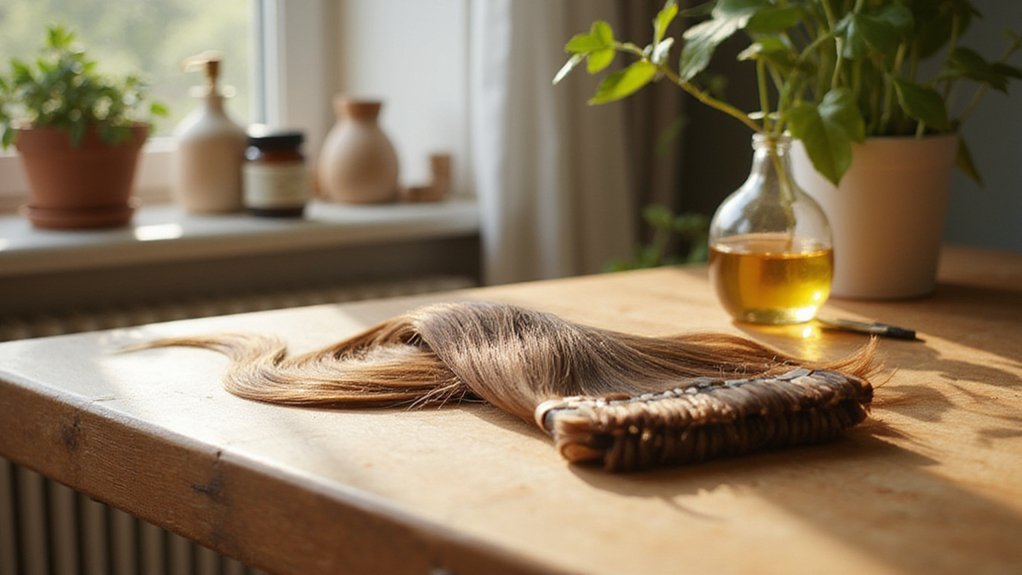 hair extensions adhesive method