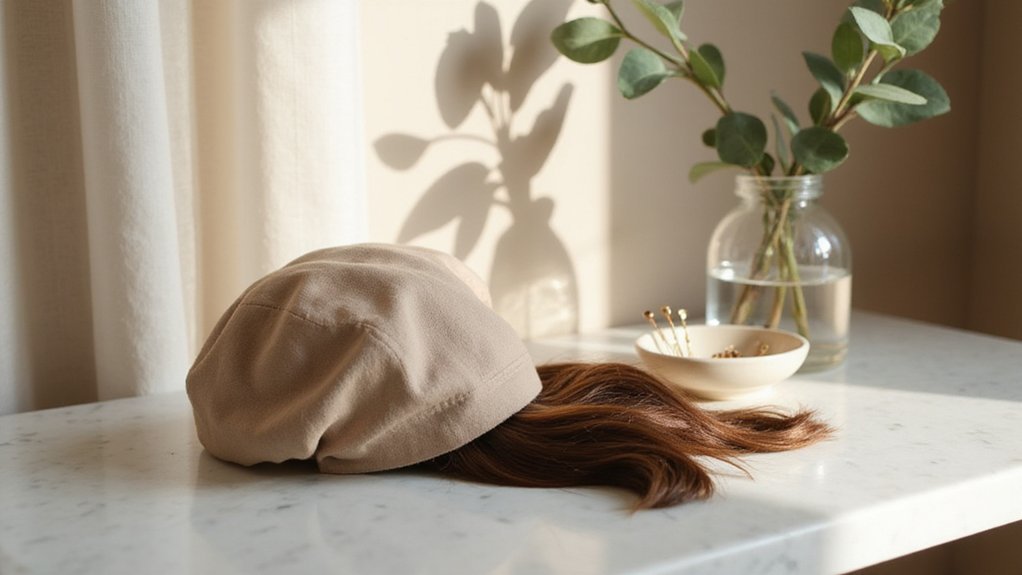 secure long hair neatly