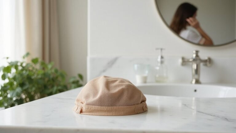 securely place wig cap