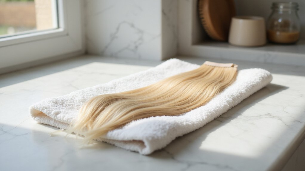 tape in hair extension details
