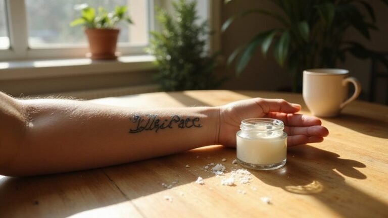 tattoo peeling and ink