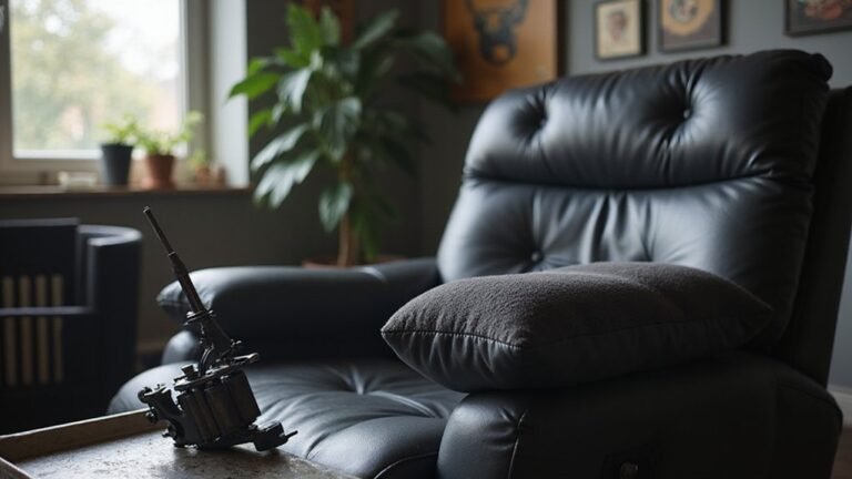 tattoo session armrests