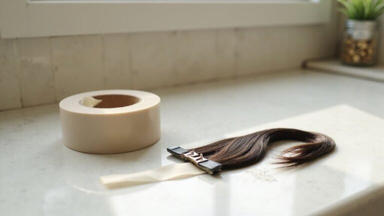 top extension holding tapes